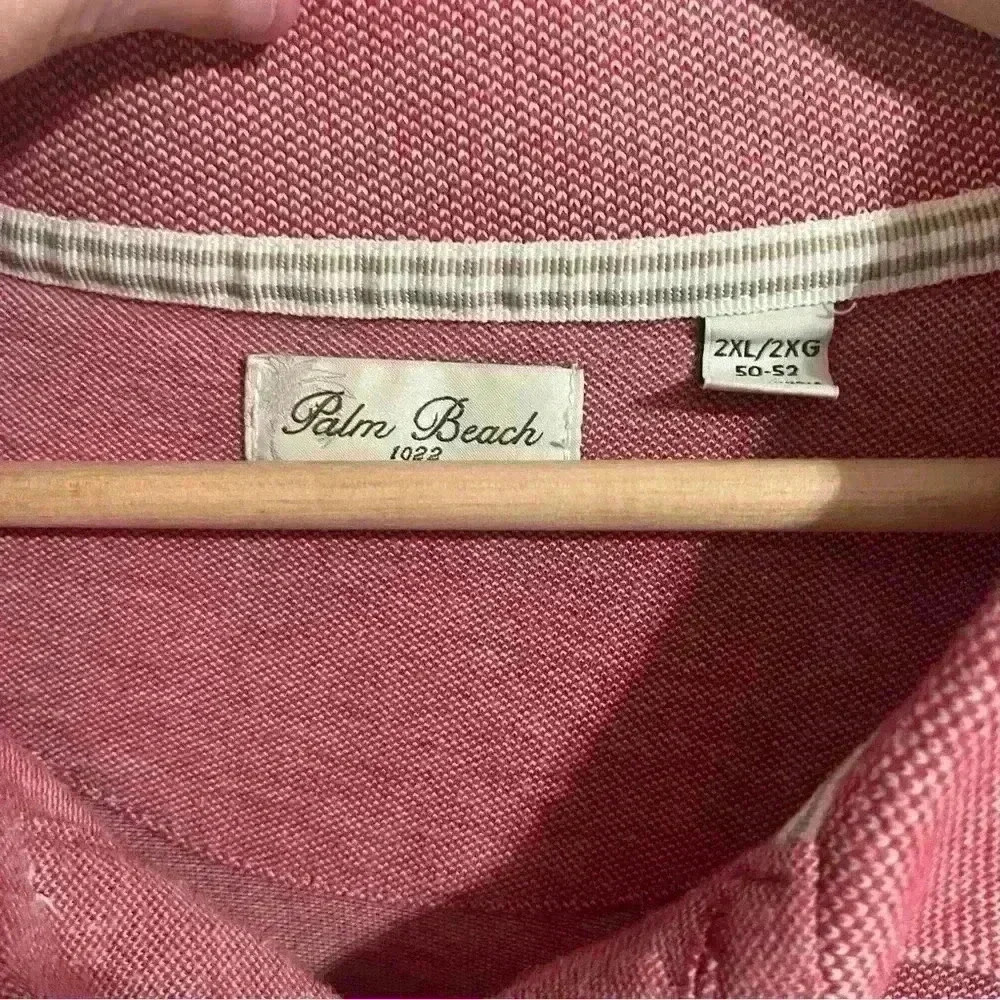 Palm Beach Red Polo Classic Fit 2XL - Picture 4 of 5